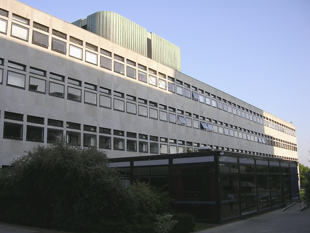 A university campus building in the UK, evoking the academic research setting named in the MI5 alert