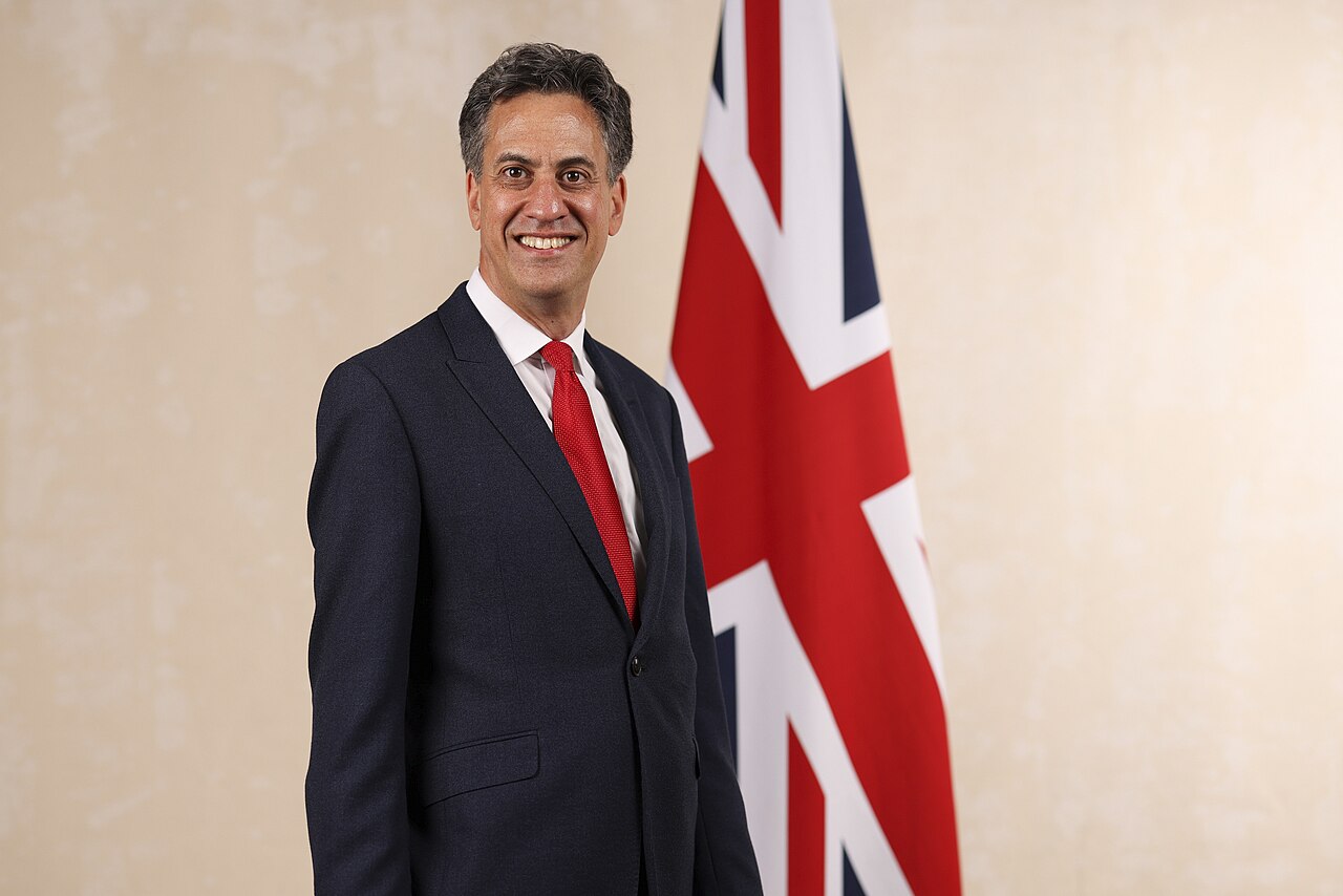 Ed Miliband pictured in 2024